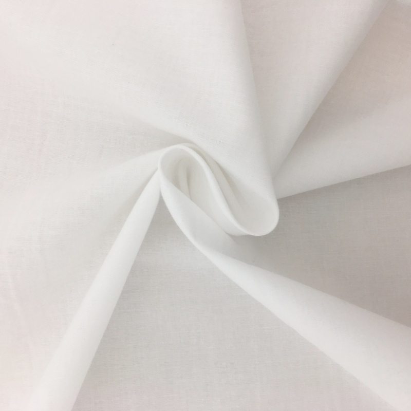 100% Cotton Fabric White